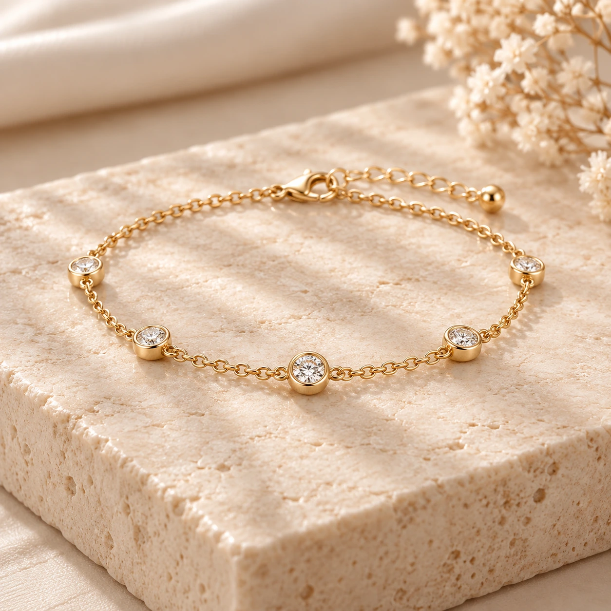 Luxury gold bracelets collection