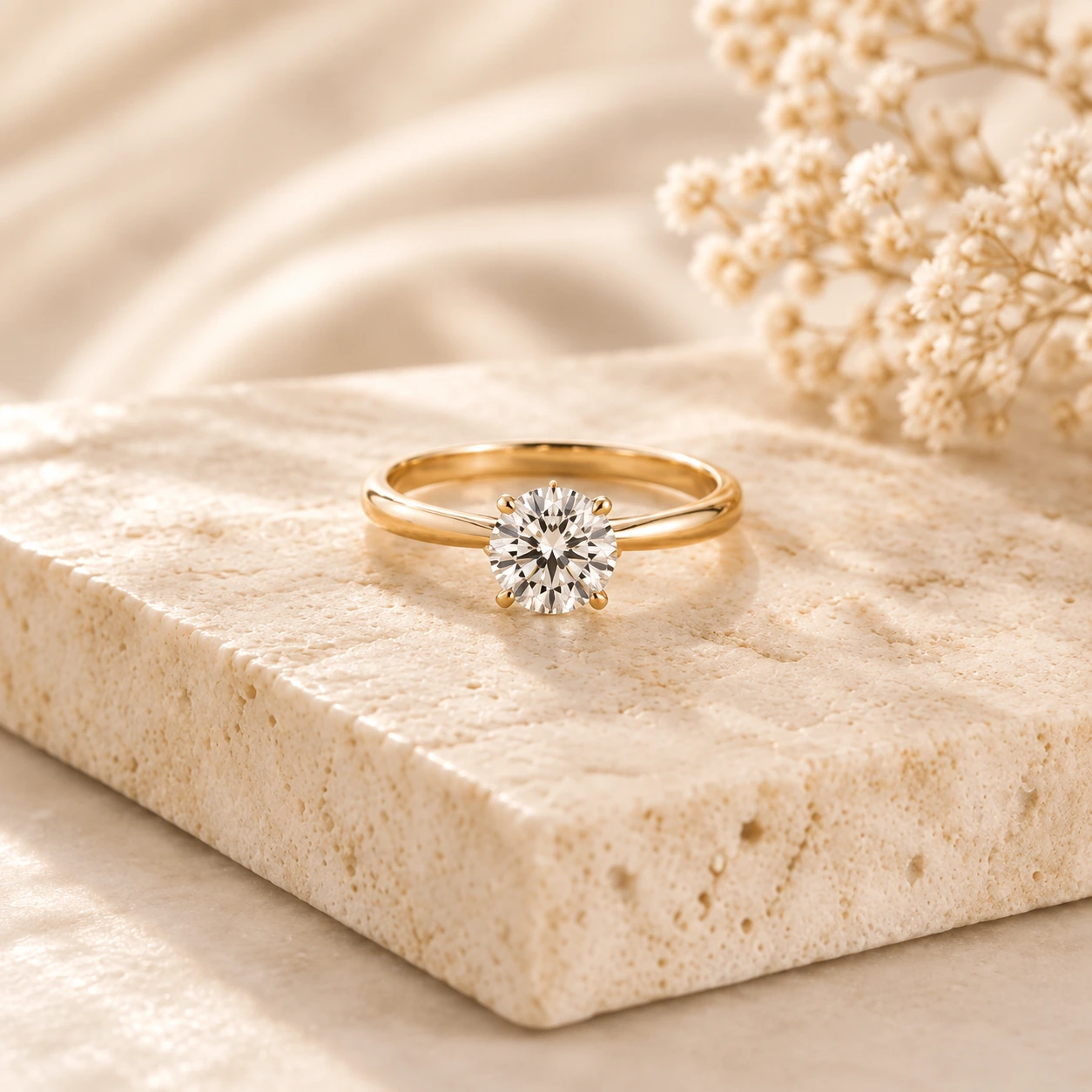 Luxury gold rings collection